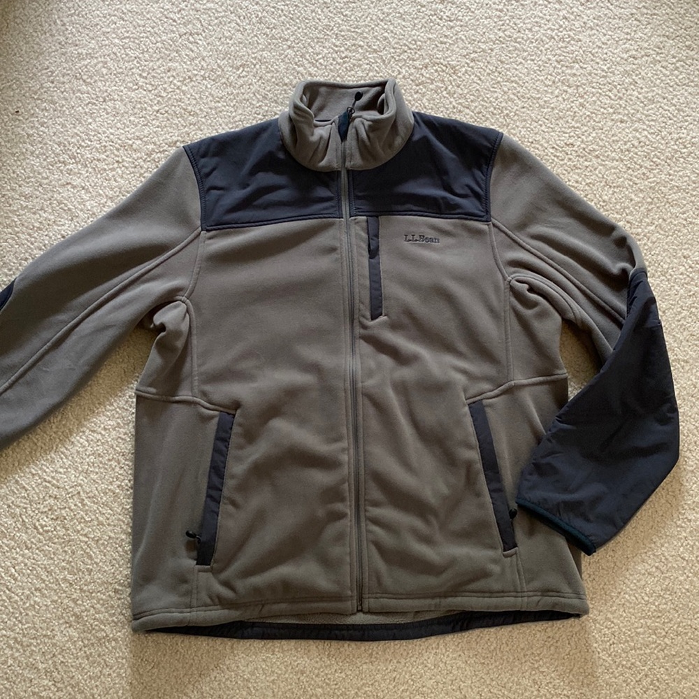 NWT LL Bean wind pro zip up fleece